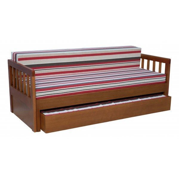 Sofá Cama Tricama Madeira Maciça - Móveis de Gramado