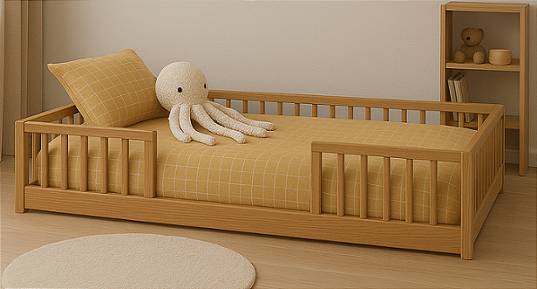 Cama de Madeira Maciça - Móveis de Gramado