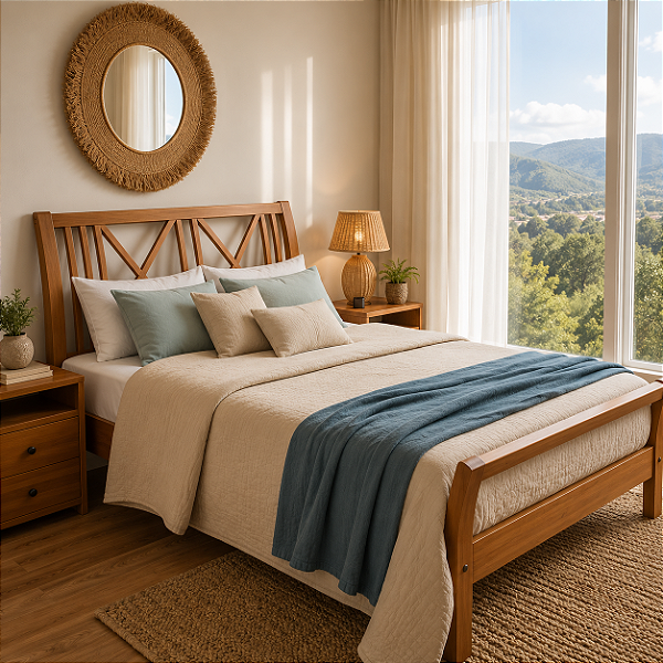 Cama Berlim 1,90 x 1,10 - Madeira Maciça - Móveis de Gramado