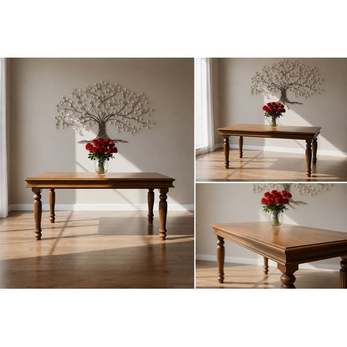 Mesa Retangular Florença 1,40 x 1,20 - Móveis de Gramado