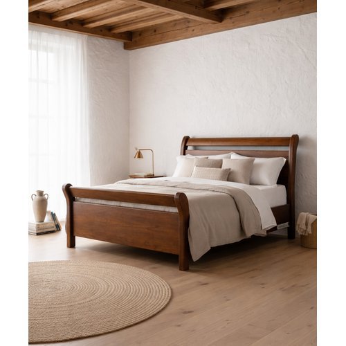 Cama Ethel 1,60 x 2,00 - Madeira Maciça - Móveis de Gramado