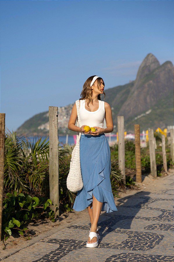 Saia midi envelope Georgina