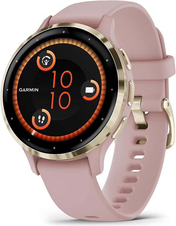 Relogio Smartwatch Garmin Venu 3S GPS Display 41mm Rosa