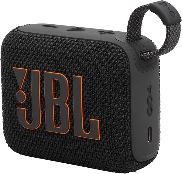 Caixa de Som JBL Bluetooth GO4, Até 7 horas de reprodução, IP67, 4,2W PRETO