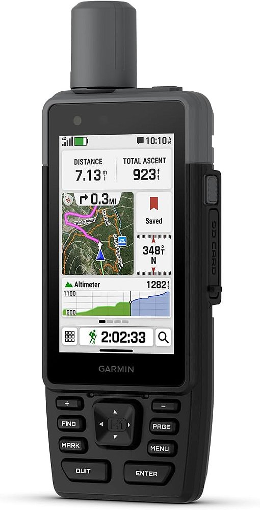 GPS portátil Gpsmap H1 Garmin Tactil e mapas de botões Wifi, cor preta