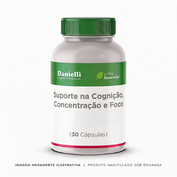 Suporte na Cognição, Concentração e Foco (30 cápsulas)