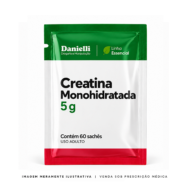 Creatina Monohidratada 5g - 60 sachês