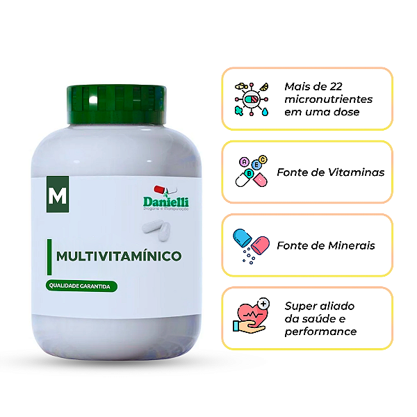 Multivitamínico - Fórmula Turbinada (30 cápsulas)
