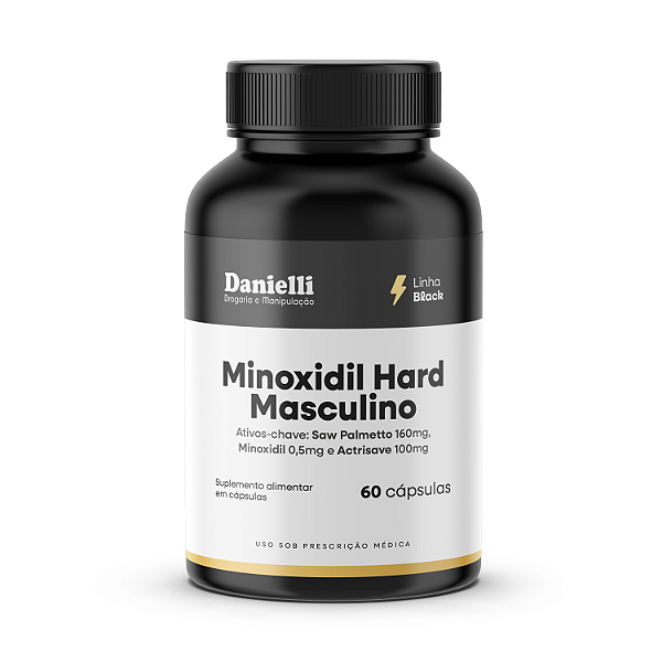 Minoxidil Hard Masculino - 60 cápsulas