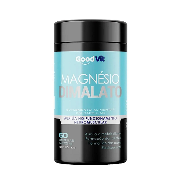Magnésio Dimalato 260mg 60 Cápsulas - Good Vit