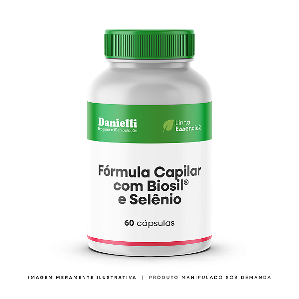 Fórmula Capilar com Biosil® e Selênio - 60 cápsulas