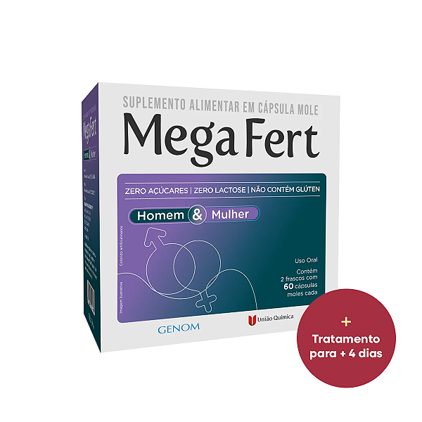Mega Fert - Suplemento Alimentar 120 cápsulas