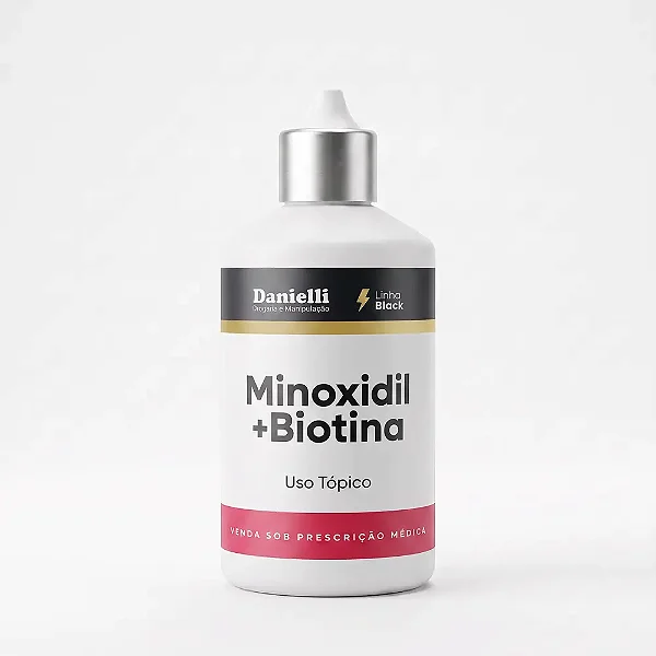Minoxidil 5% + Biotina 5mg - Conta Gotas