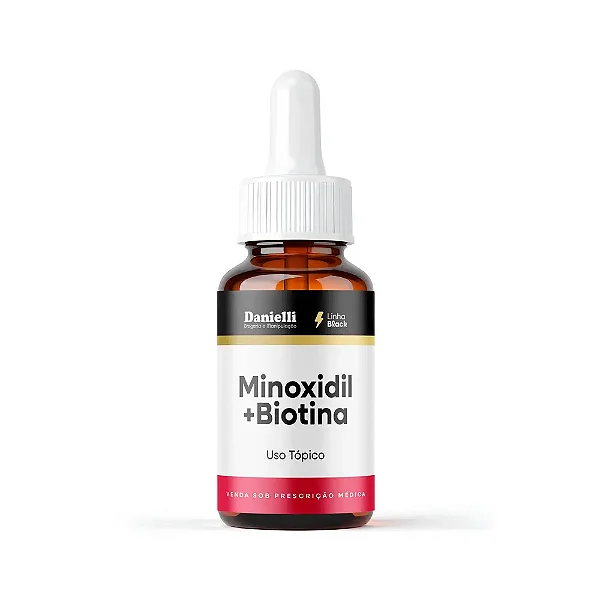 Minoxidil 5% + Biotina 5mg - Conta Gotas