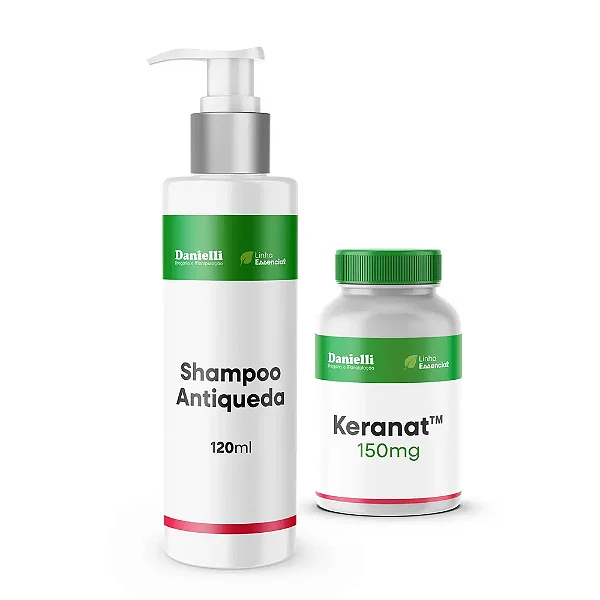 Kit capilar Shampoo Antiqueda + Keranat™ 150 mg