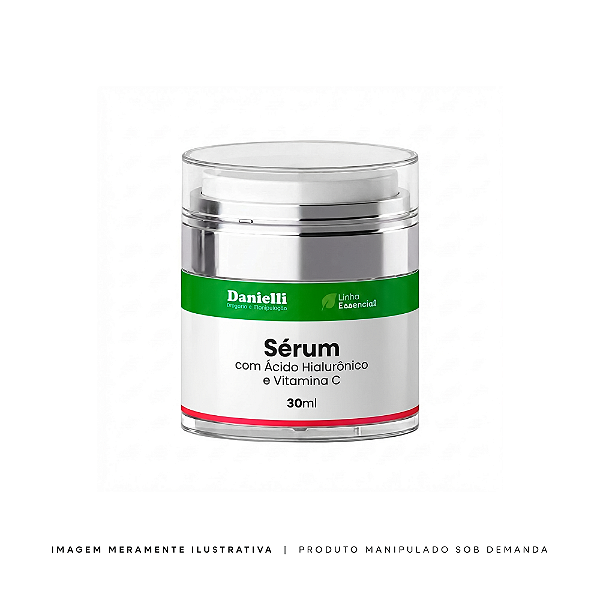 Sérum com Ácido Hialurônico e Vitamina C