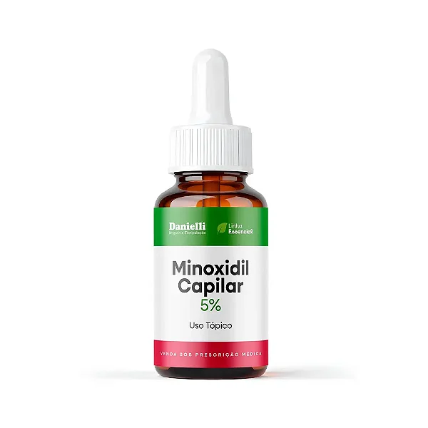 Minoxidil Capilar 5% 120ml (Frasco Conta Gotas)
