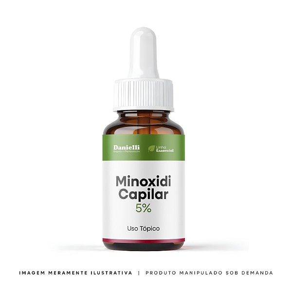 Minoxidi Capilar 5% 120ml (Frasco Conta Gotas)