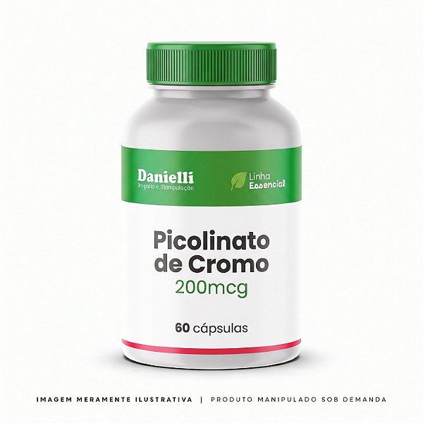 Picolinato de Cromo 200mcg - Auxilia no Emagrecimento e Energia