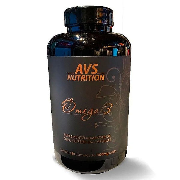 Ômega 3 1000mg - 180 Cápsulas - AVS Nutrition