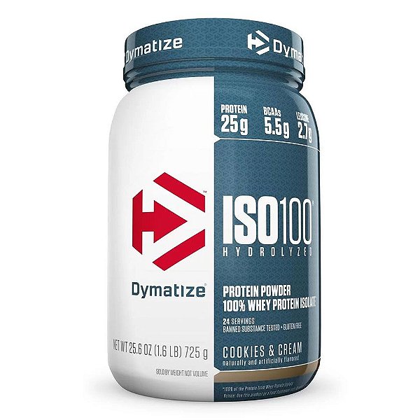ISO 100 - 100% Whey Protein Isolado Hydrolizado 650g - Dymatize