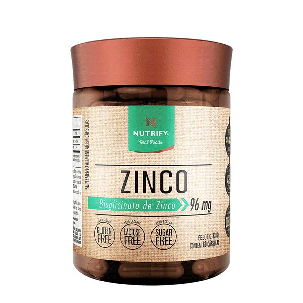 Zinco 60 Cápsulas - Nutrify