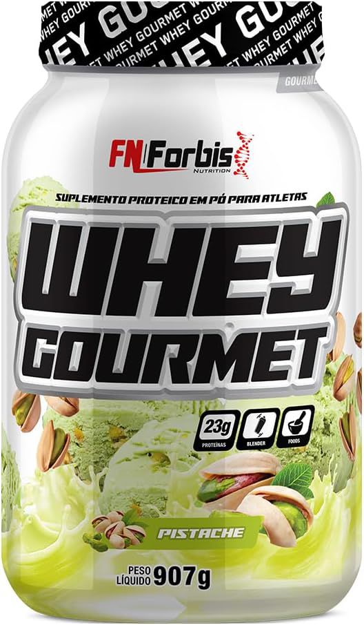 Kit 4 UN Whey Gourmet Pote - 907g - Pistache - FN