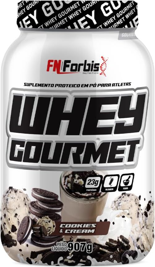 Kit 2 UN Whey Gourmet Pote - 907g - Cookies & Cream - FN