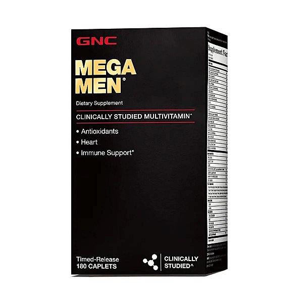 Mega Men - 180 Tabletes - GNC