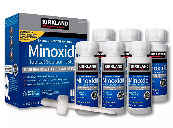 Minoxidil 5% - 6 Meses - Kirkland