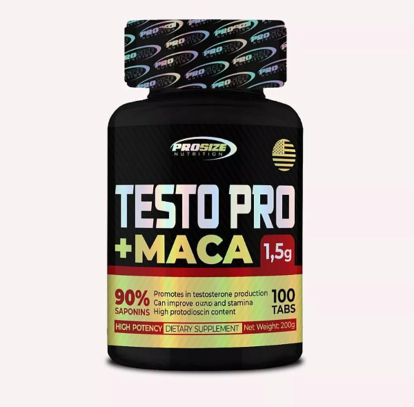 Testo + Maca - 100 Tabs - Pro Size Nutrition