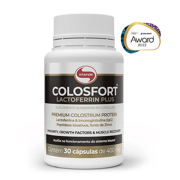 Colosfort Lactoferrin Plus - 30 Cápsulas - Vitafor