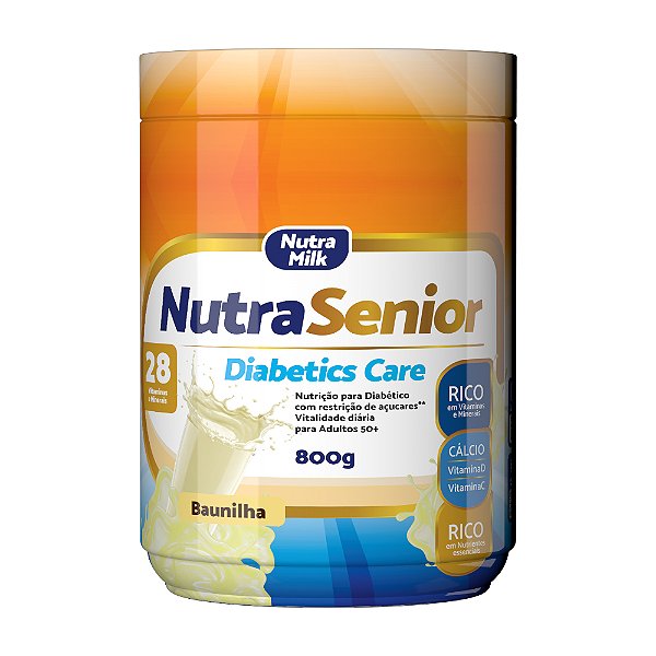 Complemento Alimentar (Adulto 50+) Zero Açucar - 800g - Nutra Senior