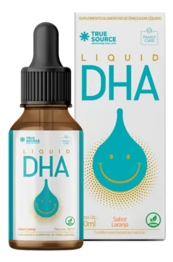 DHA Líquido Sabor Laranja - 30ml - True Source