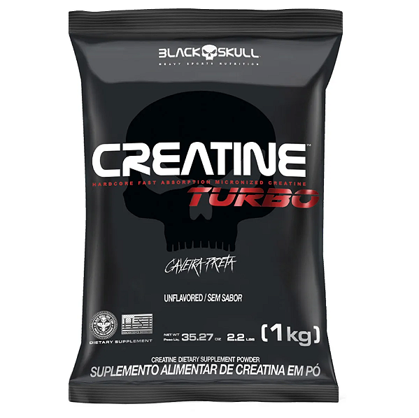 Creatine Turbo - 1 KG - Black Skull
