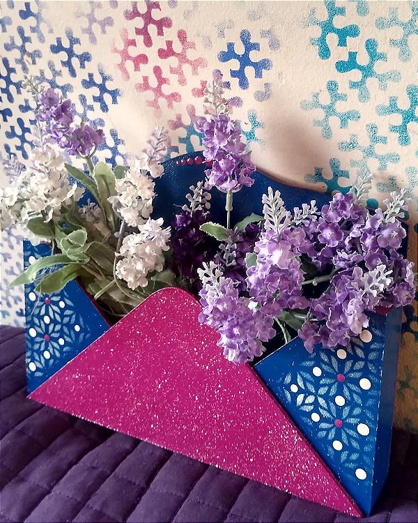 Porta cartas THArt roxo outono