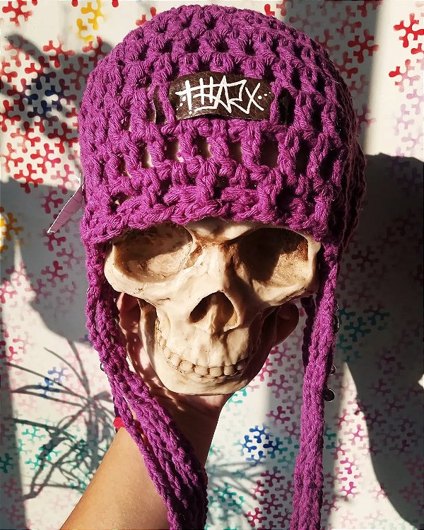 Touca tela roxo vive