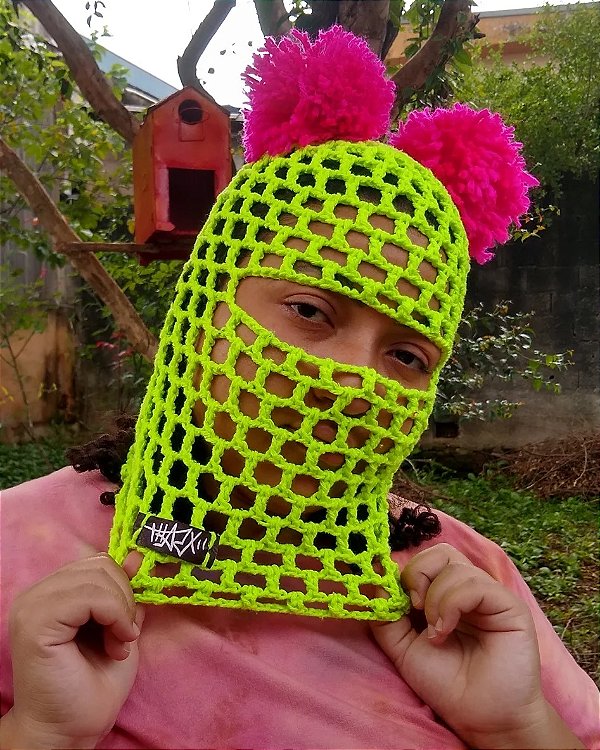 Balaclava fluopink