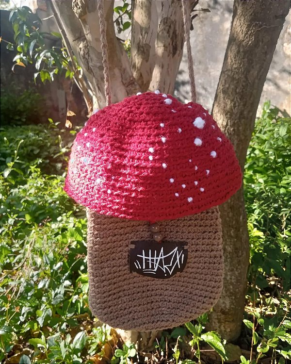 Bolsa cogumelo vermelho