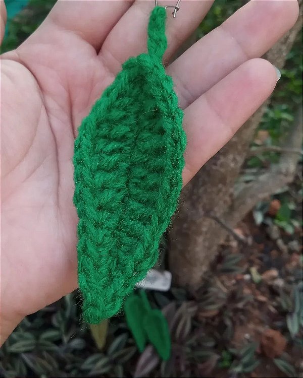 Brinco folha bandeira