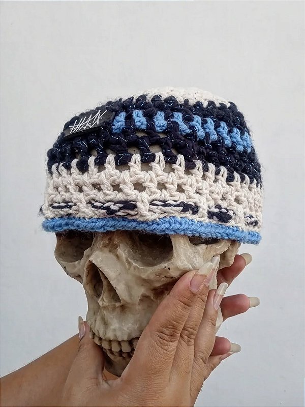 Headpiece brilho azul