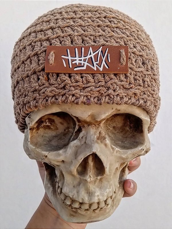 Headpiece marrom areia