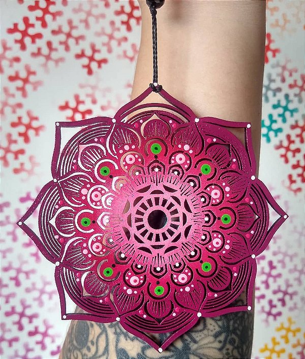 Mandala decorativa dupla face THArt