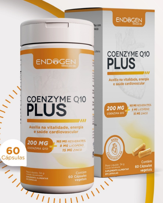 Coenzyme Q10 Plus com 60 cápsulas (Endogen)