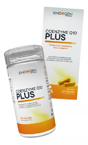 Coenzyme Q10 Plus com 60 cápsulas (Endogen)