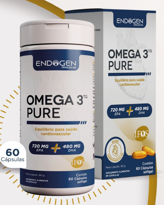 Omega 3 Pure com 60 cápsulas (Endogen)