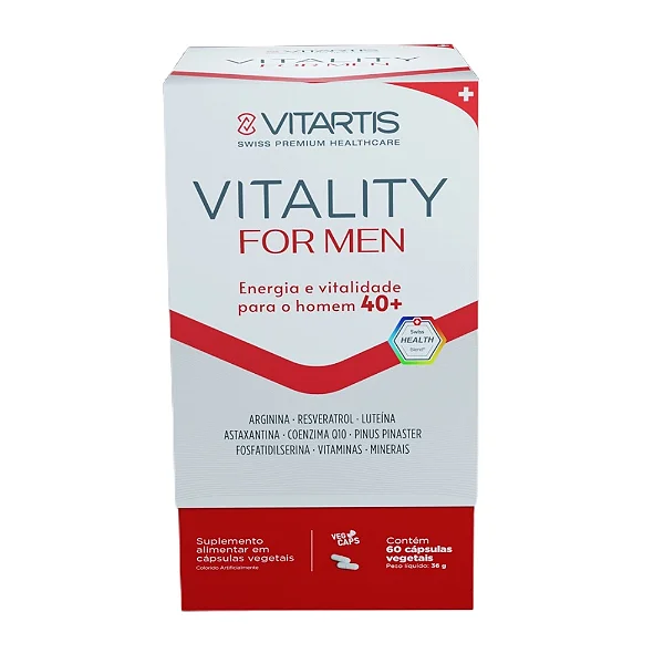 Vitality For Men com 60 cápsulas (Endogen)