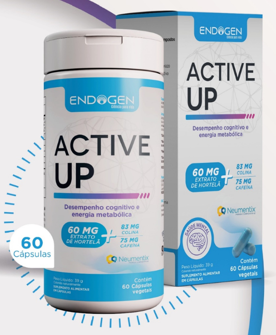 Active Up com 60 cápsulas (ENDOGEN)