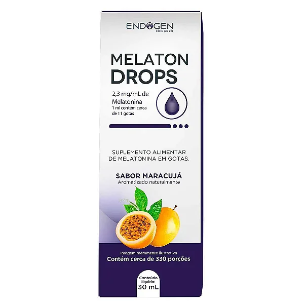 Melaton Pure Drops sabor Maracujá 30ml (ENDOGEN)