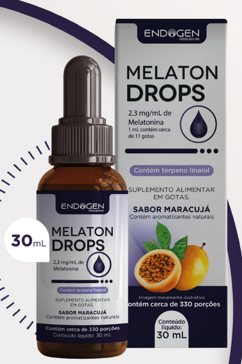 Melaton Pure Drops sabor Maracujá 30ml (ENDOGEN)